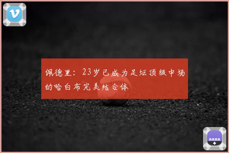 佩德里:23岁已成为足坛顶级中场的哈白布完美结合体