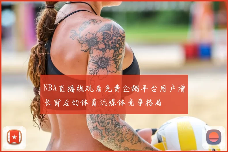 NBA直播线观看免费企鹅平台用户增长背后的体育流媒体竞争格局